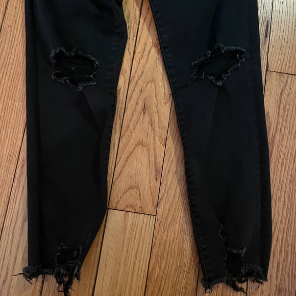 Abercrombie & Fitch Black Ripped Jeans - Picture 2 of 4